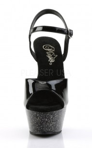 Pleaser - KISS-209MG Ankle Strap Sandal w/Mini Glitters