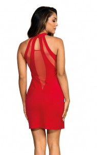 Axami - V-9259 röd klänning
