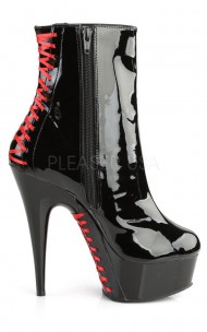 Pleaser - DELIGHT-1010 Corset Style Ankle Boot