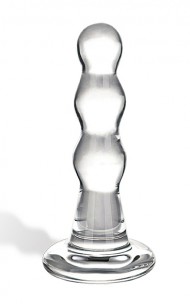 Glas - Triple Play Beaded Glass Butt Plug