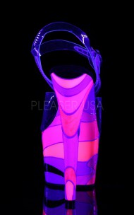 Pleaser - ADORE-708UVR UV Light Sexiga Högklackade Sandaler